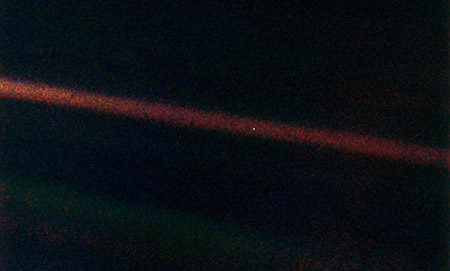 pale blue dot